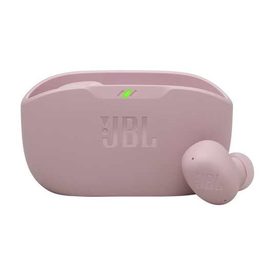 JBL Wave Buds 2 - Pink - True Wireless Noise Cancelling Earbuds - Hero